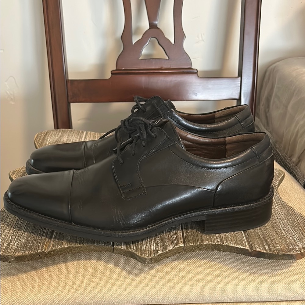 Classic Black Leather Men's Shoes